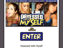 Tablet Screenshot of obsessedwithmyself.com